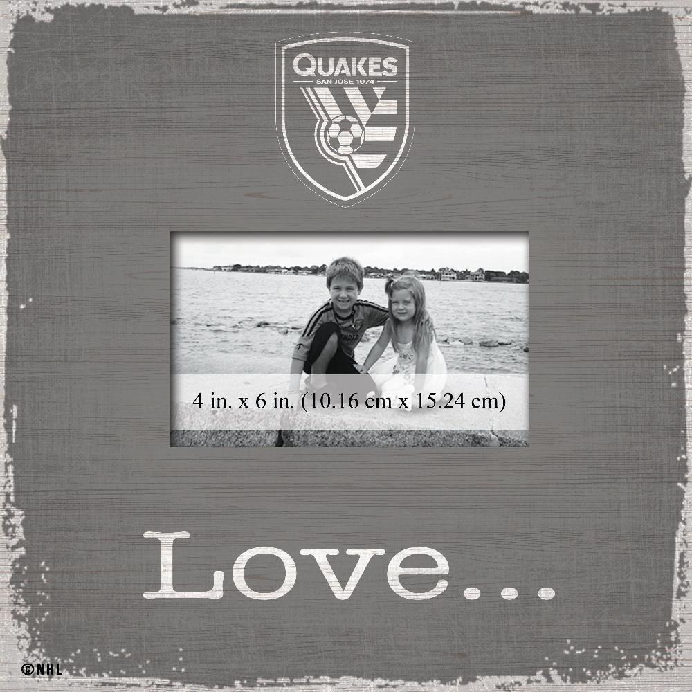 fan creations San Jose Earthquakes Love Picture Frame