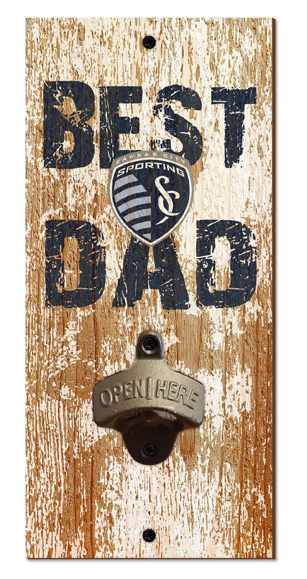 fan creations Sporting Kansas City Best Dad Bottle Opener