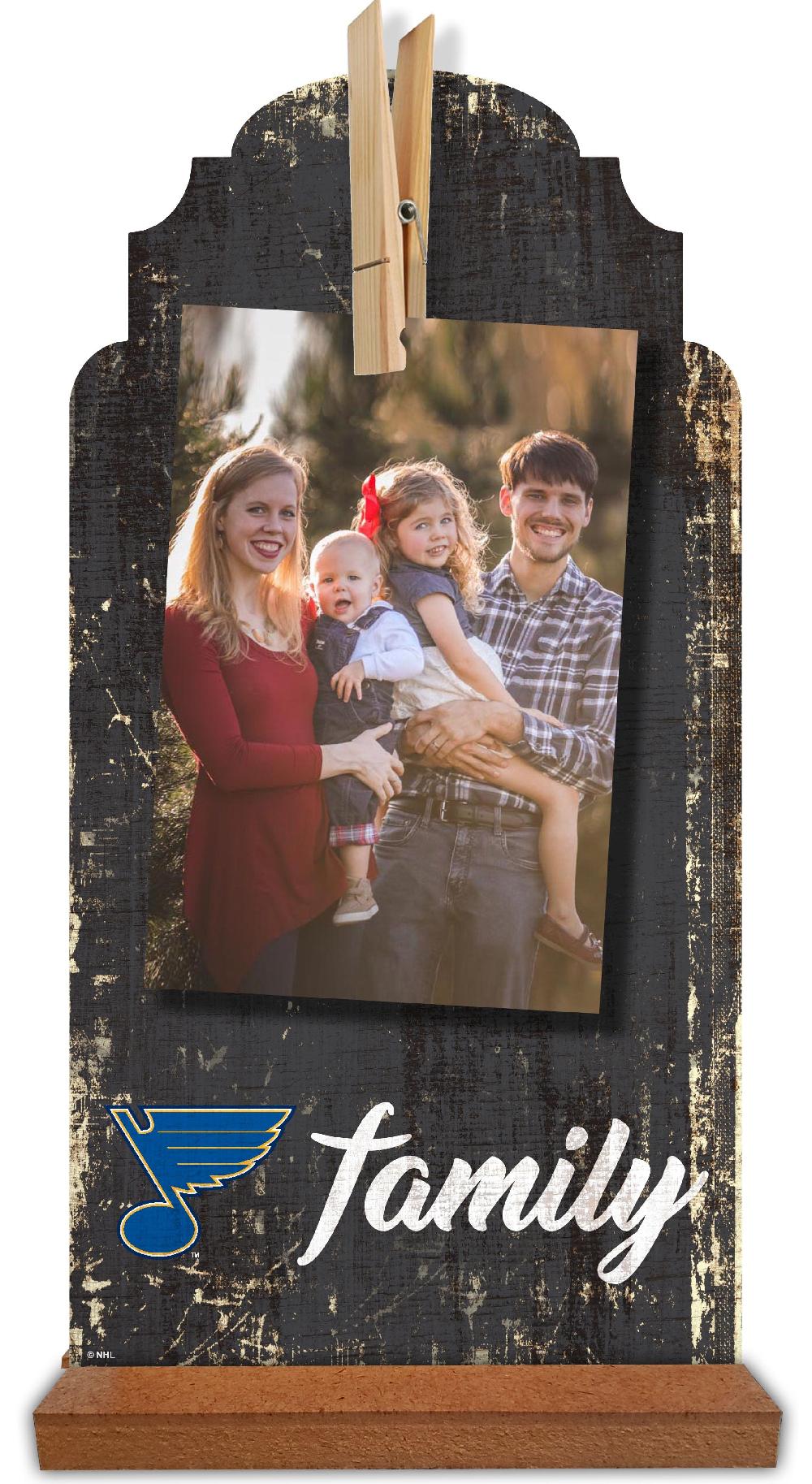 fan creations St Louis Blues Family Clothespin 6x12