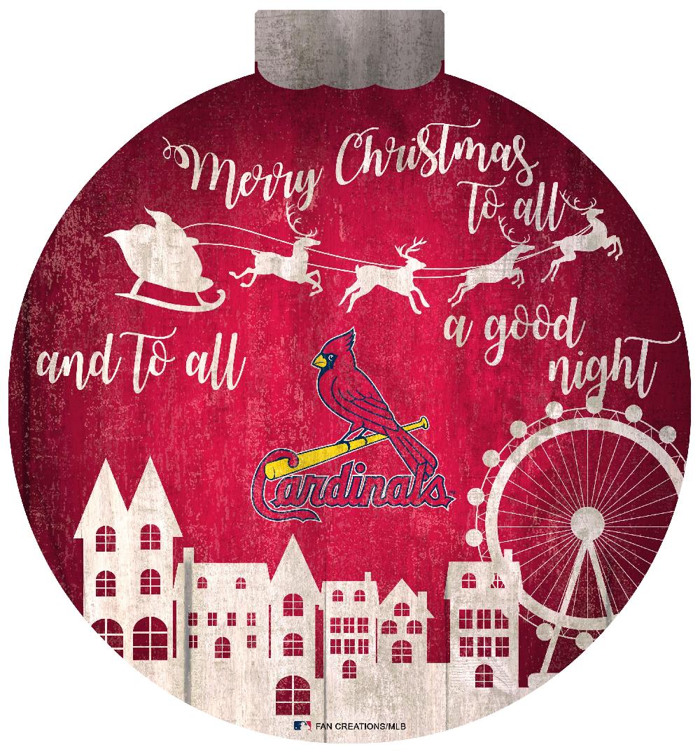 fan creations St. Louis Cardinals Christmas Village 12in