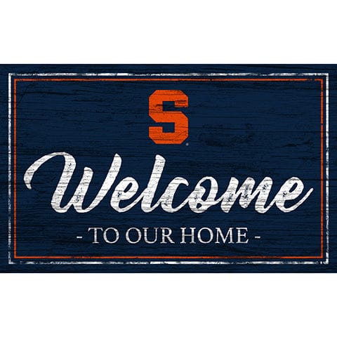 fan creations Syracuse Team Color Welcome 11x19 Sign
