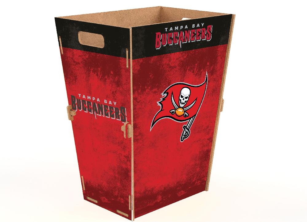 fan creations Tampa Bay Buccaneers Team Color Waste Bin Large