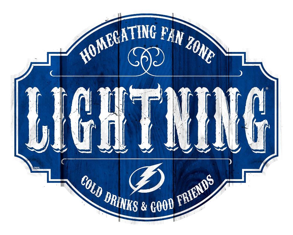 fan creations Tampa Bay Lightning Homegating Tavern 12in Sign