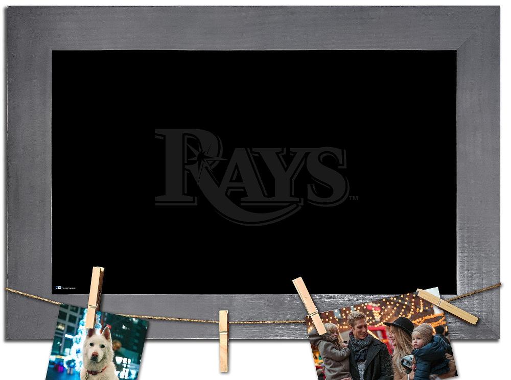 fan creations Tampa Bay Rays Blank Chalkboard With Frame & Clothespins