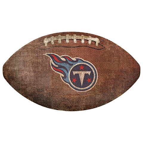 fan creations Tennessee Titans 12" Football Shaped Sign