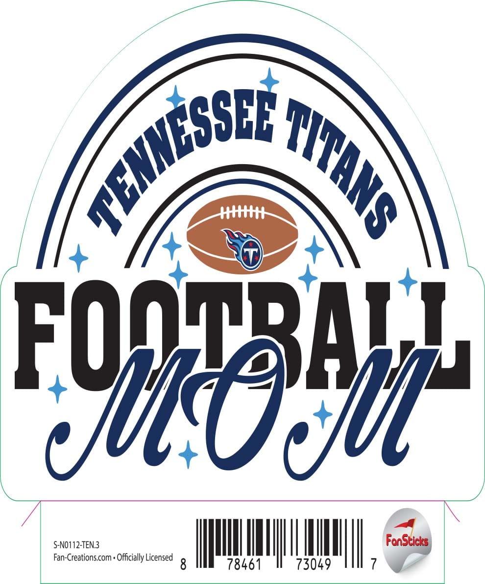 fan creations Tennessee Titans 3in Decal - Football Mom