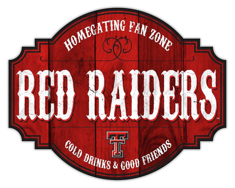 fan creations Texas Tech Homegating Tavern 24in Sign