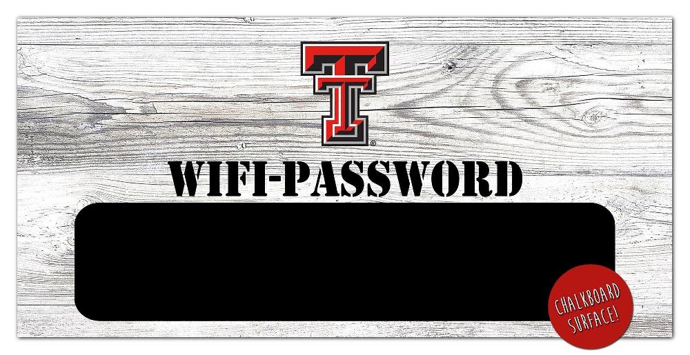 fan creations Texas Tech University Wifi Password 6x12 Sign