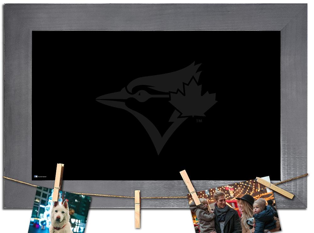fan creations Toronto Blue Jays Blank Chalkboard With Frame & Clothespins