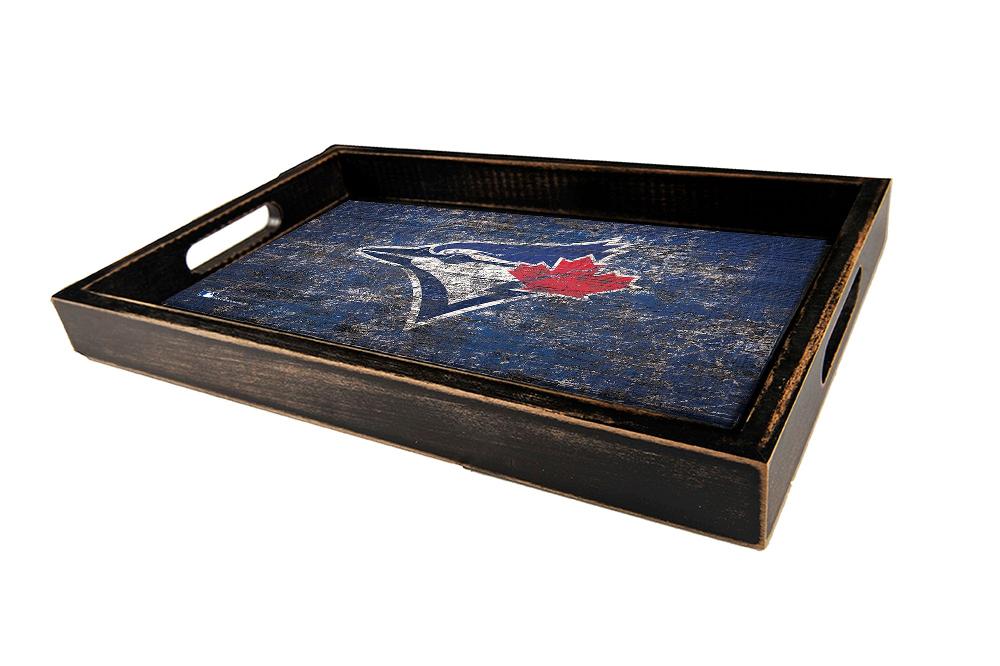 fan creations Toronto Blue Jays Distressed Team Tray With Team Colors