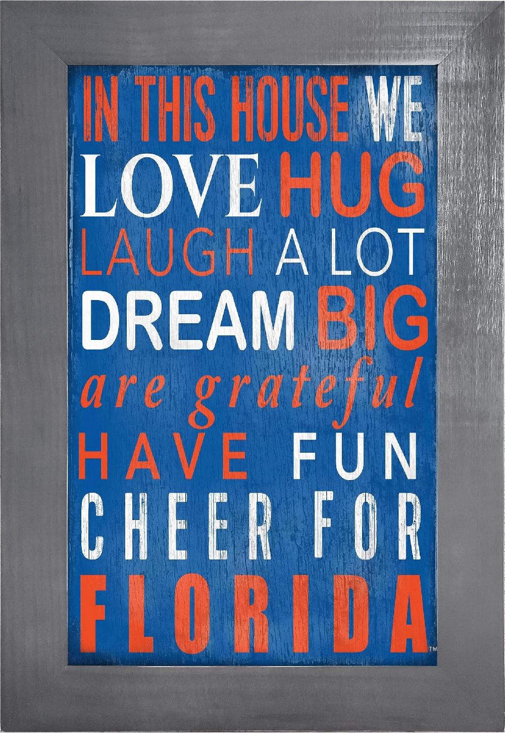 fan creations University of Florida Color In This House 11x19 Framed
