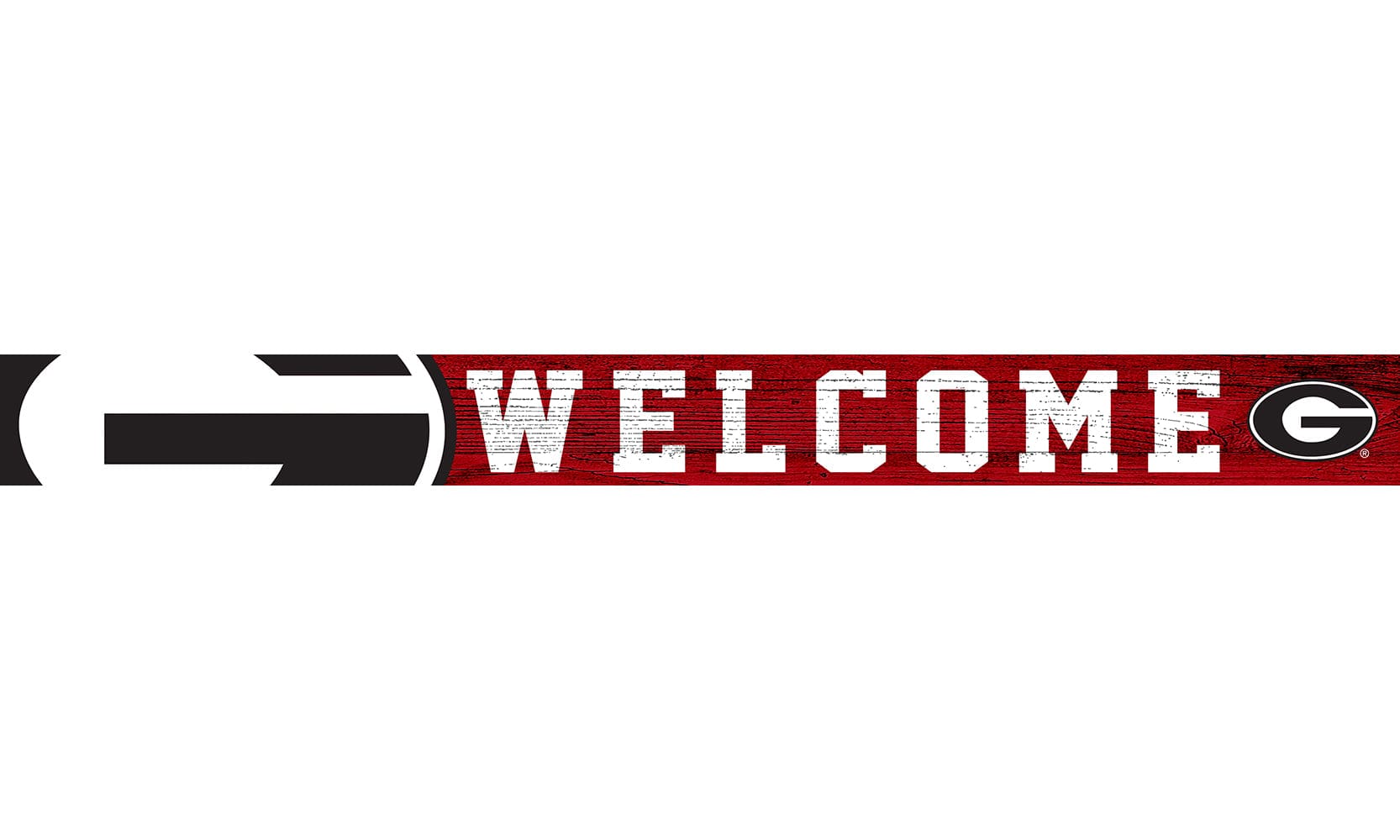 fan creations University of Georgia 16in Welcome Strip
