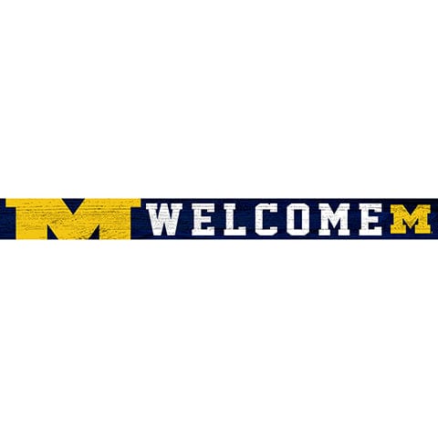 fan creations University of Michigan 16in. Welcome Strip