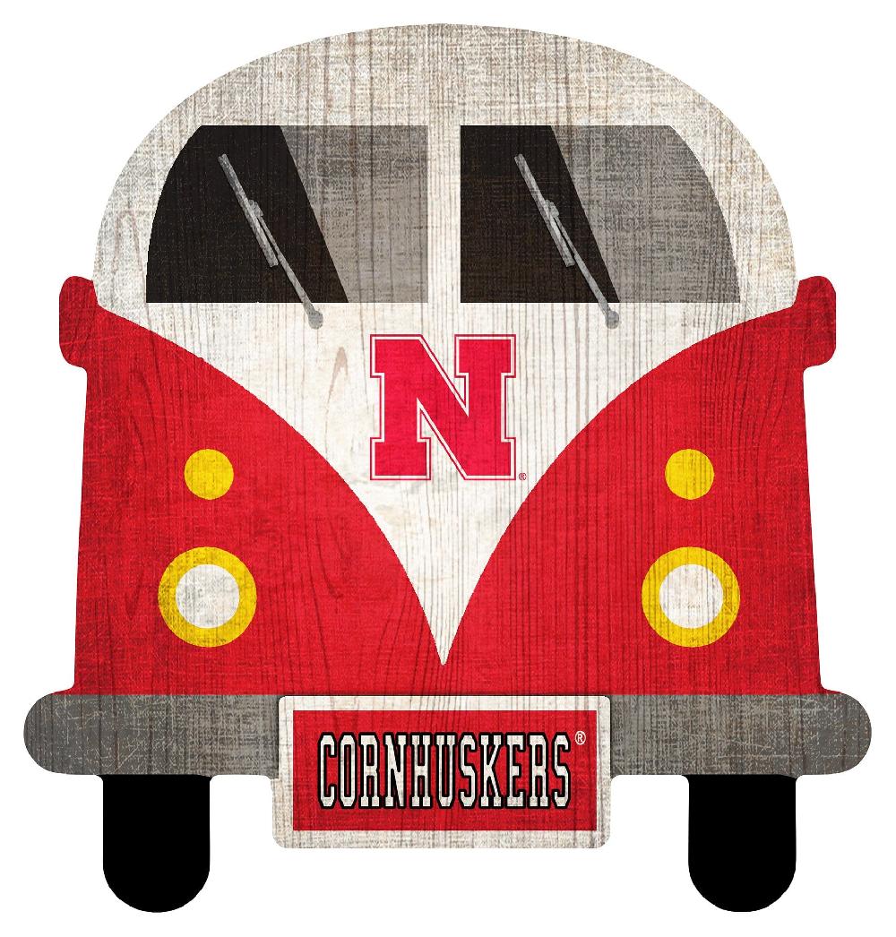 fan creations University of Nebraska 12in Team Bus Sign