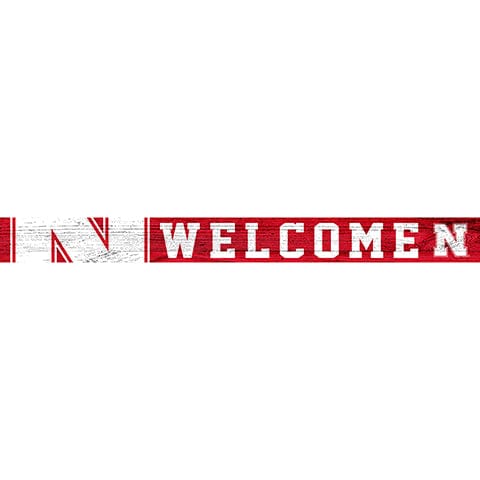 fan creations University of Nebraska 16in. Welcome Strip