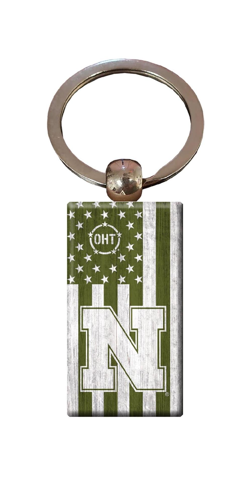 fan creations University of Nebraska OHT Flag Keychain