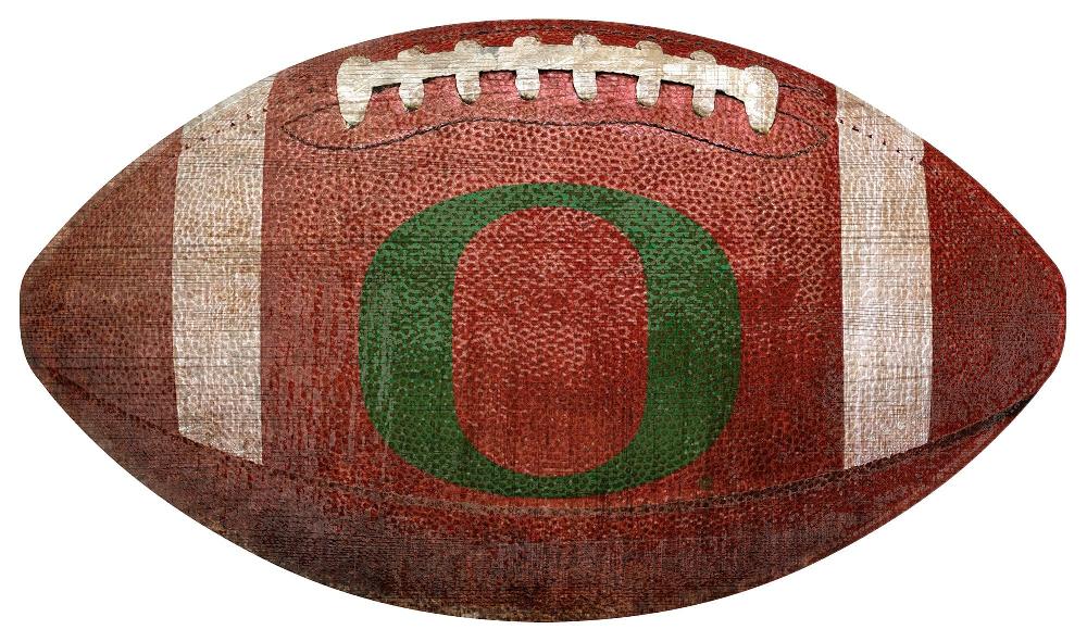 fan creations University of Oregon 12in Football Shaped Sign