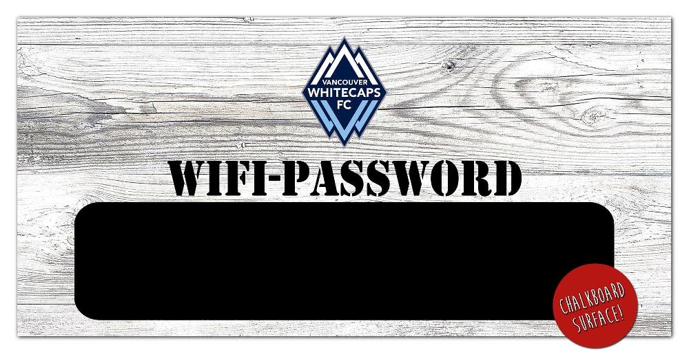 fan creations Vancouver Whitecaps Wifi Password 6x12 Sign