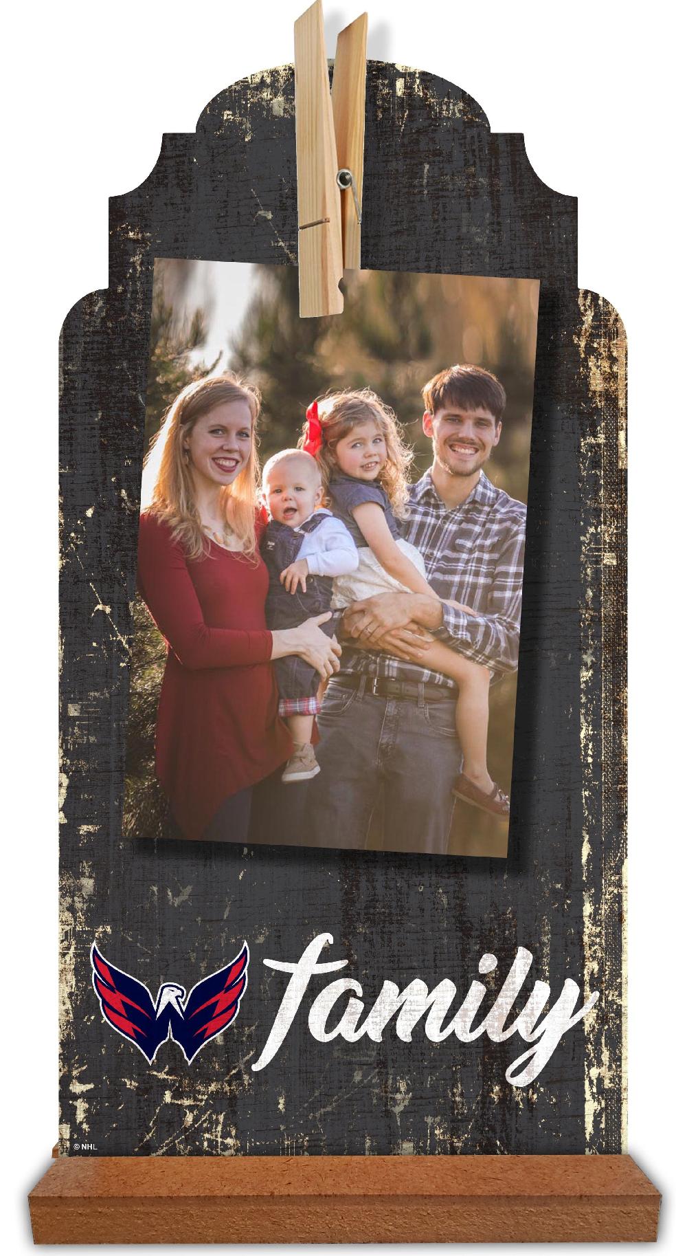 fan creations Washington Capitals Family Clothespin 6x12