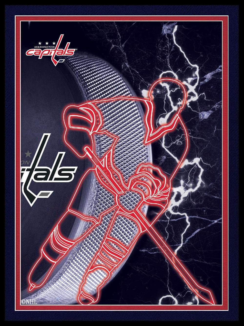 fan creations Washington Capitals Neon Player 12x16