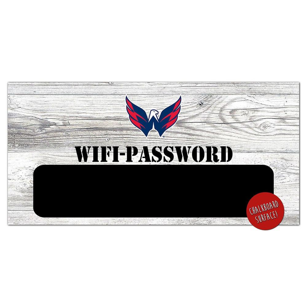 fan creations Washington Capitals Wifi Password 6x12 Sign