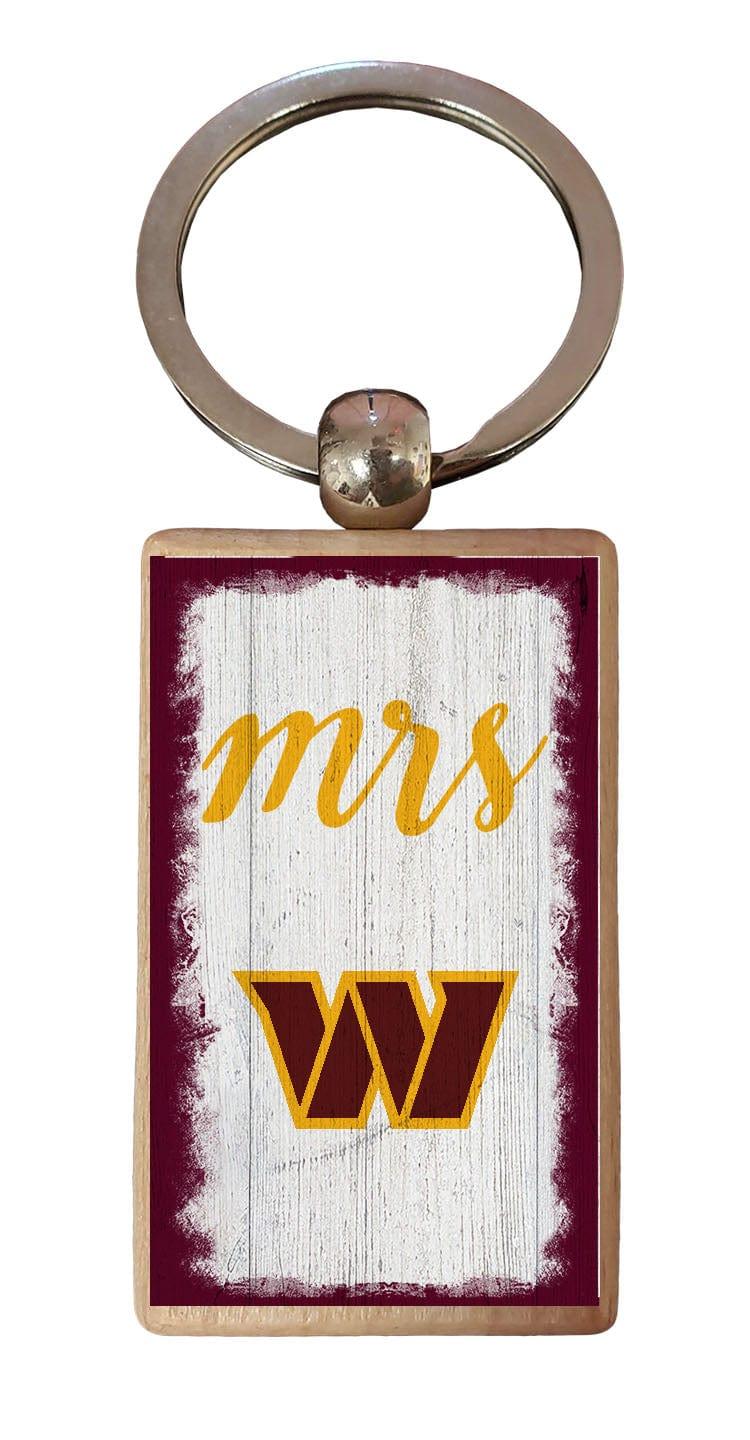 fan creations Washington Commanders Script Mrs Keychain