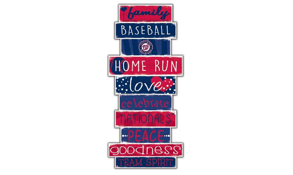 fan creations Washington Nationals Celebration Stack 24" Sign