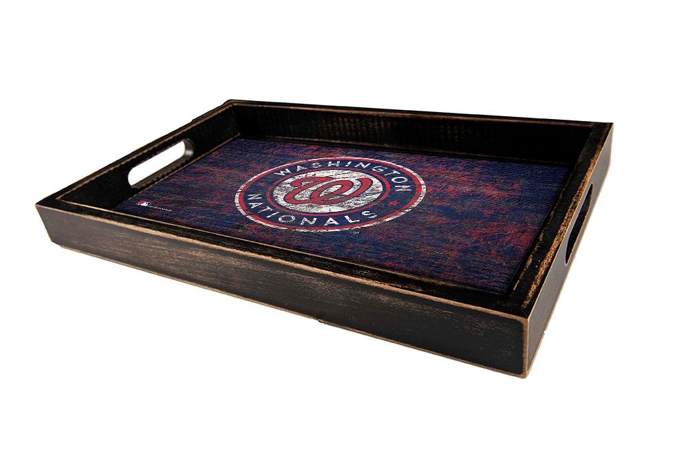 fan creations Washington Nationals Distressed Team Tray With Team Colors