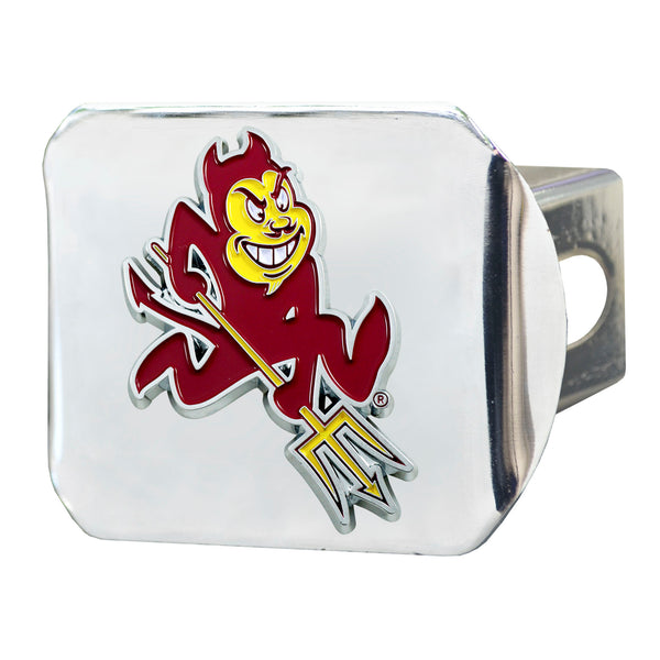 fanmats Arizona State University Color on Chrome Hitch Cover