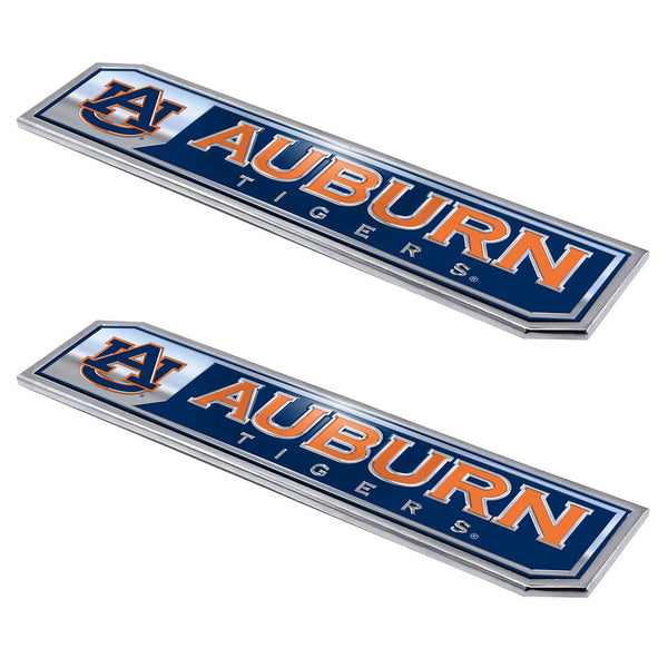 fanmats Auburn University Embossed Truck Emblem 2-pk