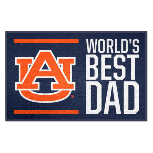 fanmats Auburn University Starter Mat - World's Best Dad