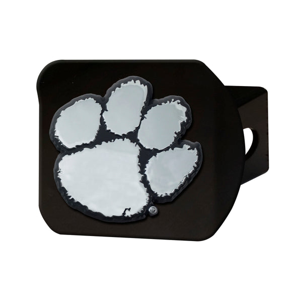 fanmats Clemson University Chrome on Black Hitch Cover