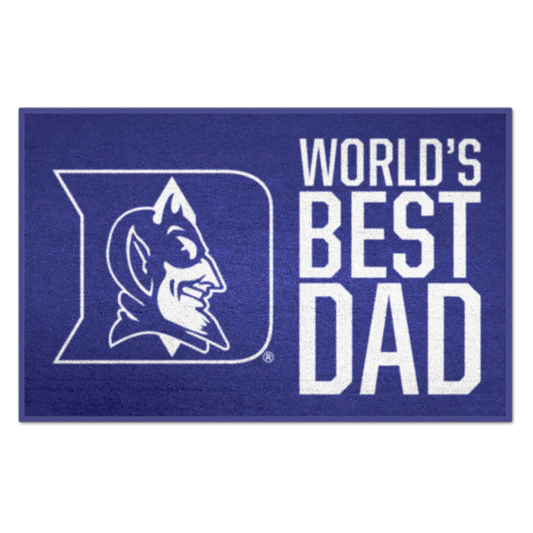 fanmats Duke University Starter Mat - World's Best Dad