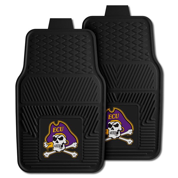 fanmats East Carolina University 2-pc Vinyl Car Mat Set
