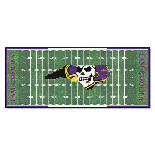 fanmats East Carolina University Football Field Runner