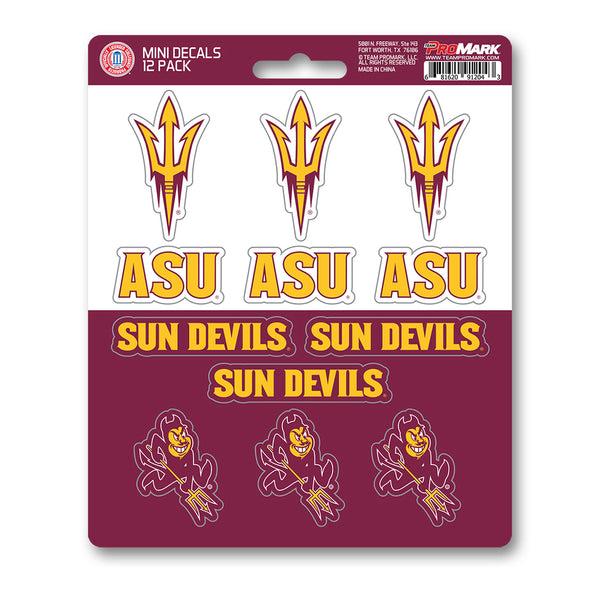 fanmats Arizona State University Mini Decal 12-pk