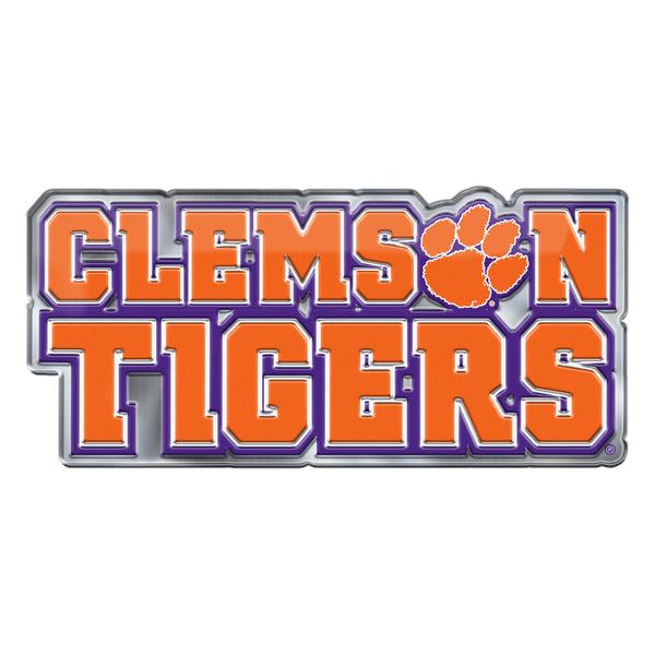 fanmats Clemson University Embossed Color Emblem2