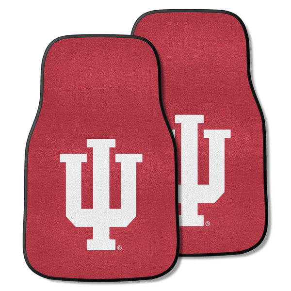 fanmats Indiana University 2-pc Carpet Car Mat Set