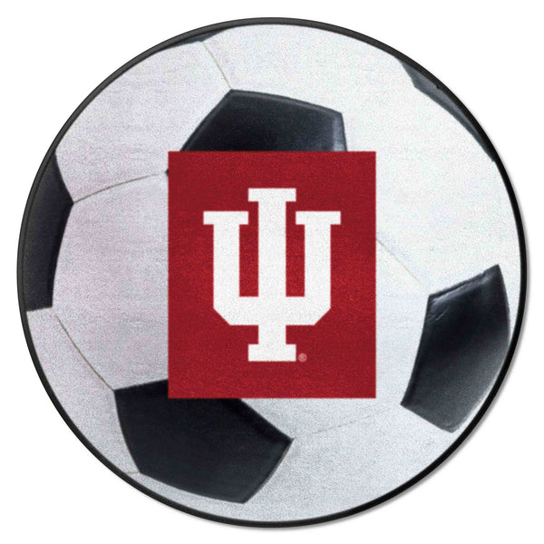 fanmats Indiana University Soccer Ball Mat