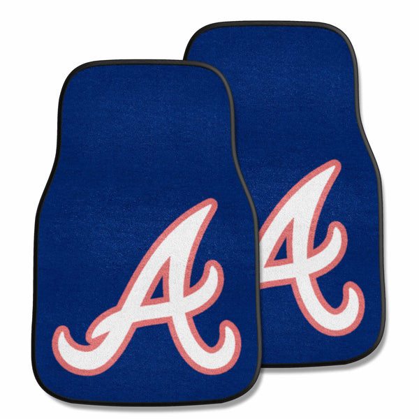 fanmats MLB - Atlanta Braves 2-pc Carpet Car Mat Set