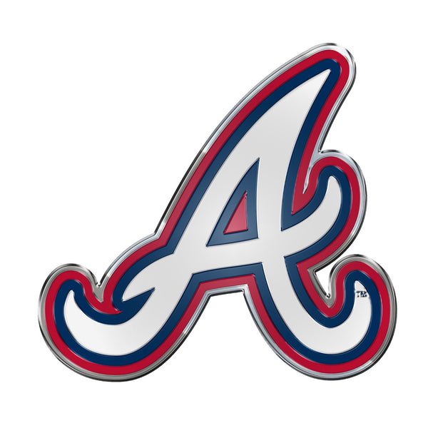 fanmats MLB - Atlanta Braves Embossed Color Emblem
