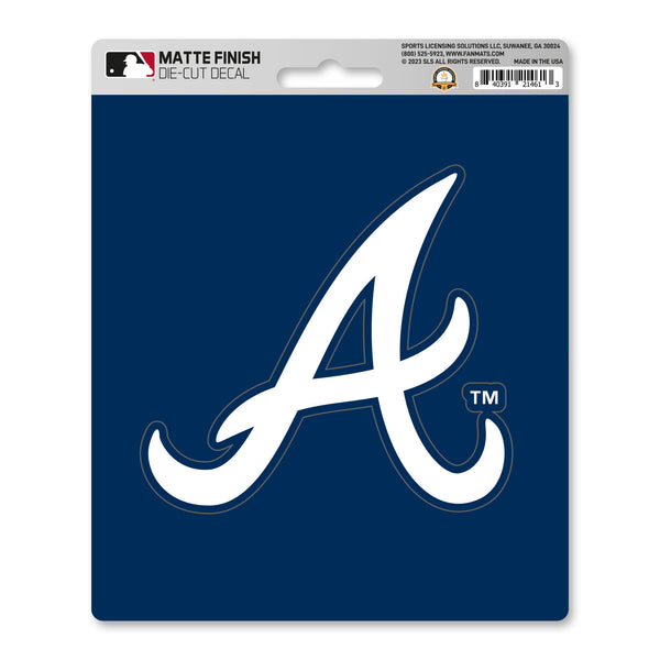 fanmats MLB - Atlanta Braves Matte Decal