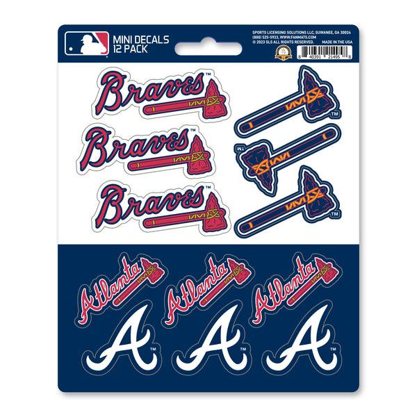 fanmats MLB - Atlanta Braves Mini Decal 12-pk