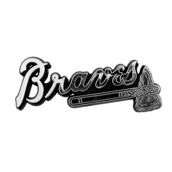 fanmats MLB - Atlanta Braves Molded Chrome Emblem