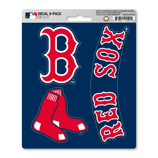fanmats MLB - Boston Red Sox Decal 3-pk