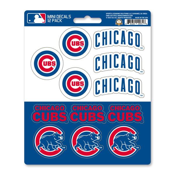 fanmats MLB - Chicago Cubs Mini Decal 12-pk