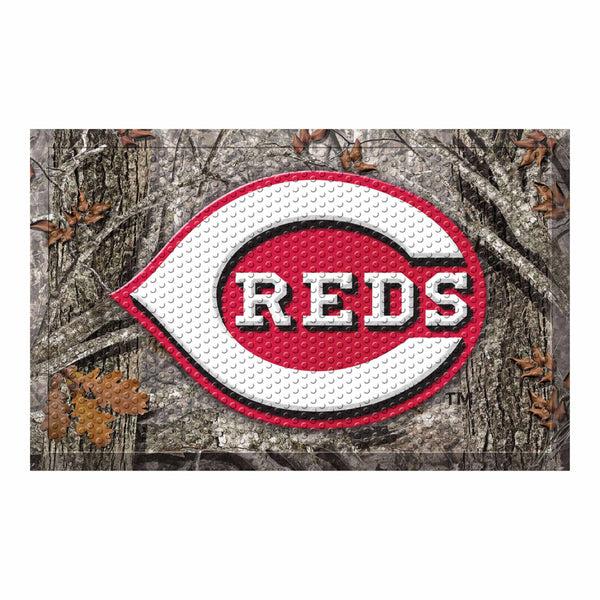 fanmats MLB - Cincinnati Reds Camo Scraper Mat