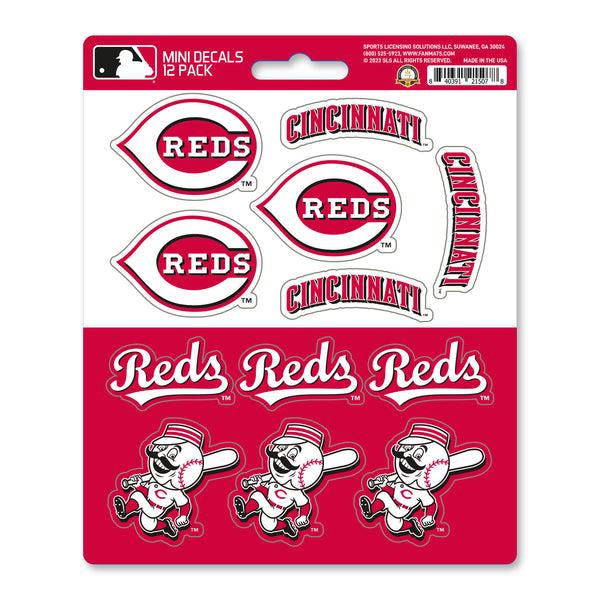 fanmats MLB - Cincinnati Reds Mini Decal 12-pk