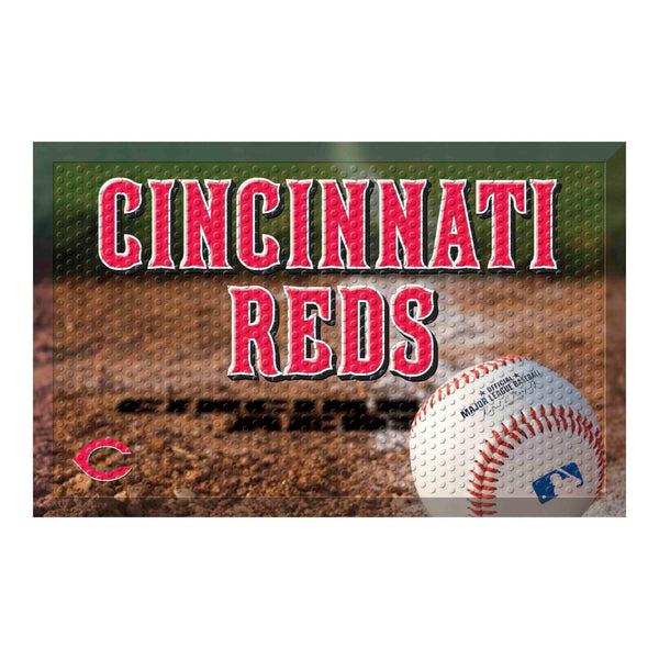 fanmats MLB - Cincinnati Reds Scraper Mat
