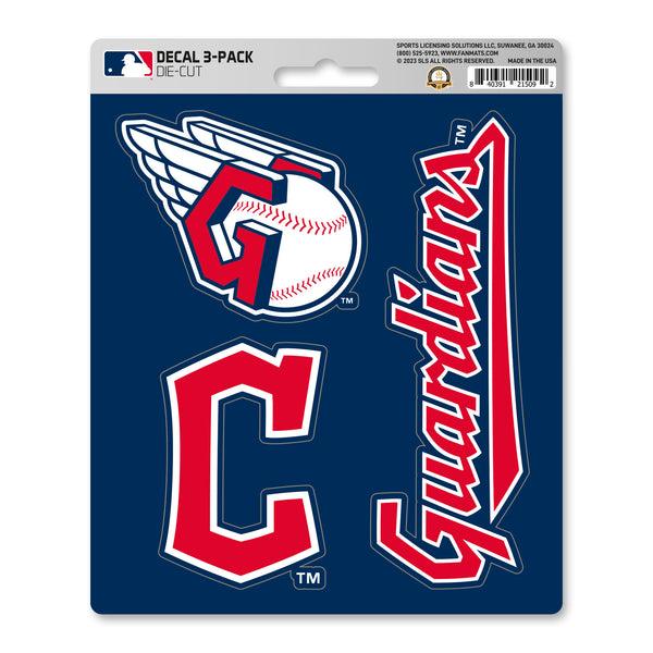 fanmats MLB - Cleveland Guardians Decal 3-pk